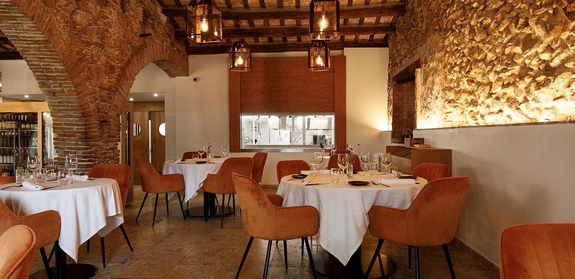 Restaurante del Boutique Hotel Comtal Empúries