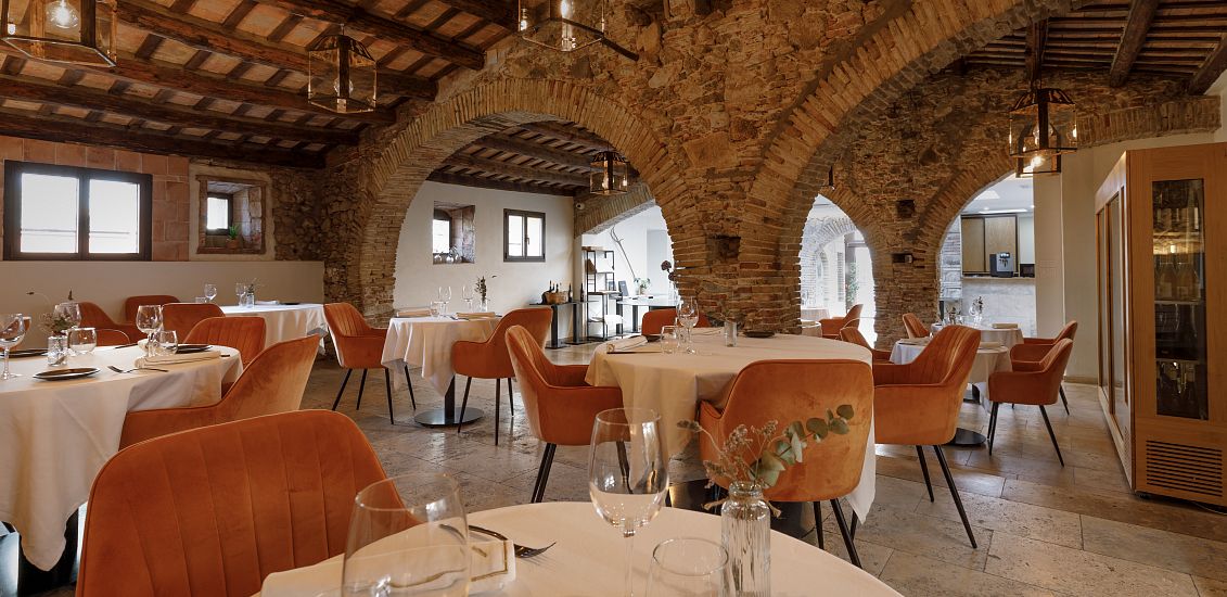 Restaurante del Boutique Hotel Comtal Empúries