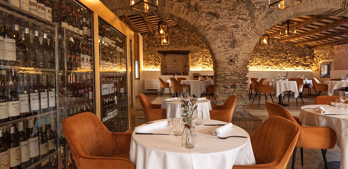 Restaurante del Boutique Hotel Comtal Empúries