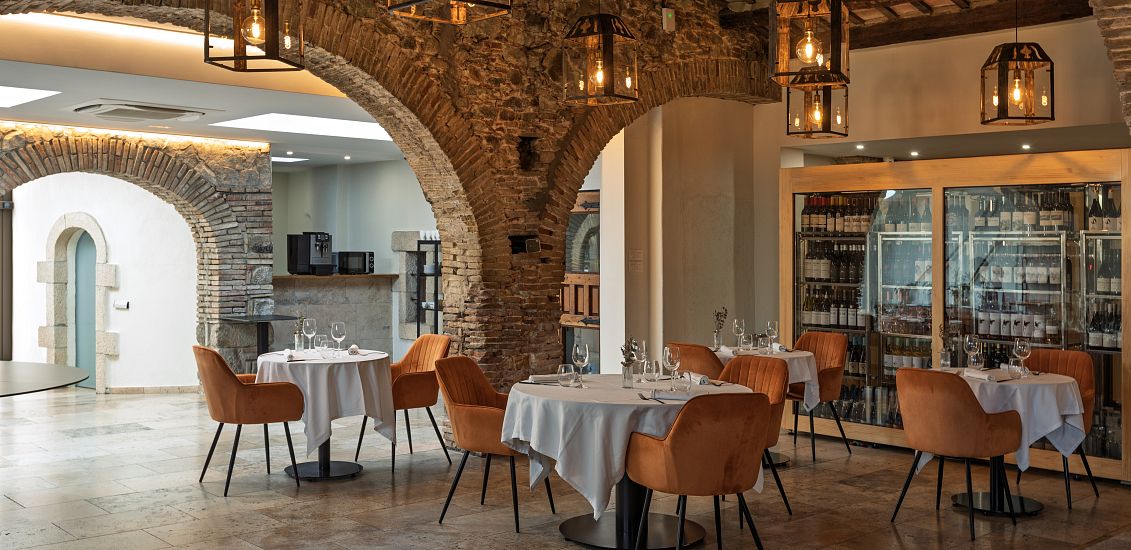 Restaurante del Boutique Hotel Comtal Empúries